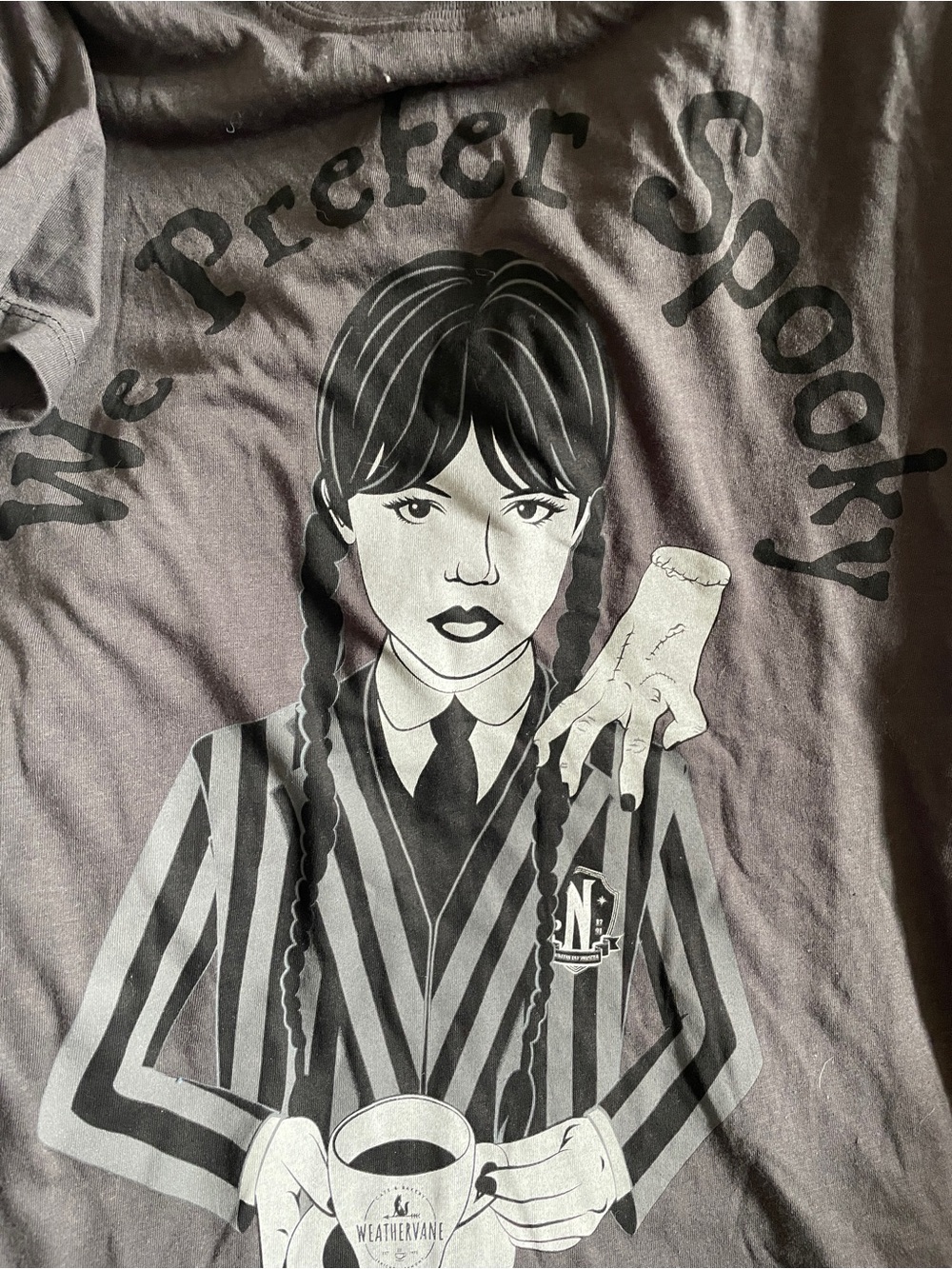 Ladies Torrid size 3 tshirt and weighted Comfeez Wednesday doll.